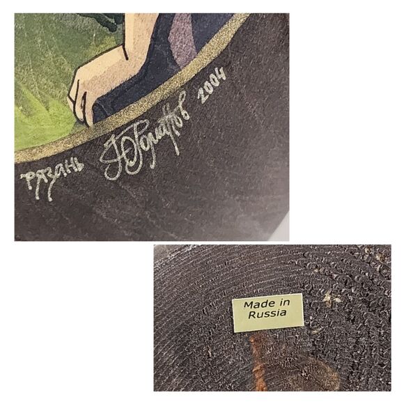 Matryoshka Nesting Dolls 5 Set Life of Jesus Christ Nativity Russian 7" SIGNED - Picture 2 of 11